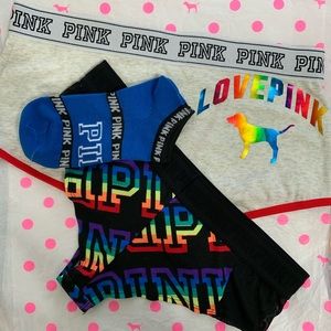 VS PINK panty & sock bundle